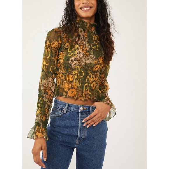 Free People Tops - 🎉LAST CHANCE🎉 NWT Free People Hello There Top / Forest Combo